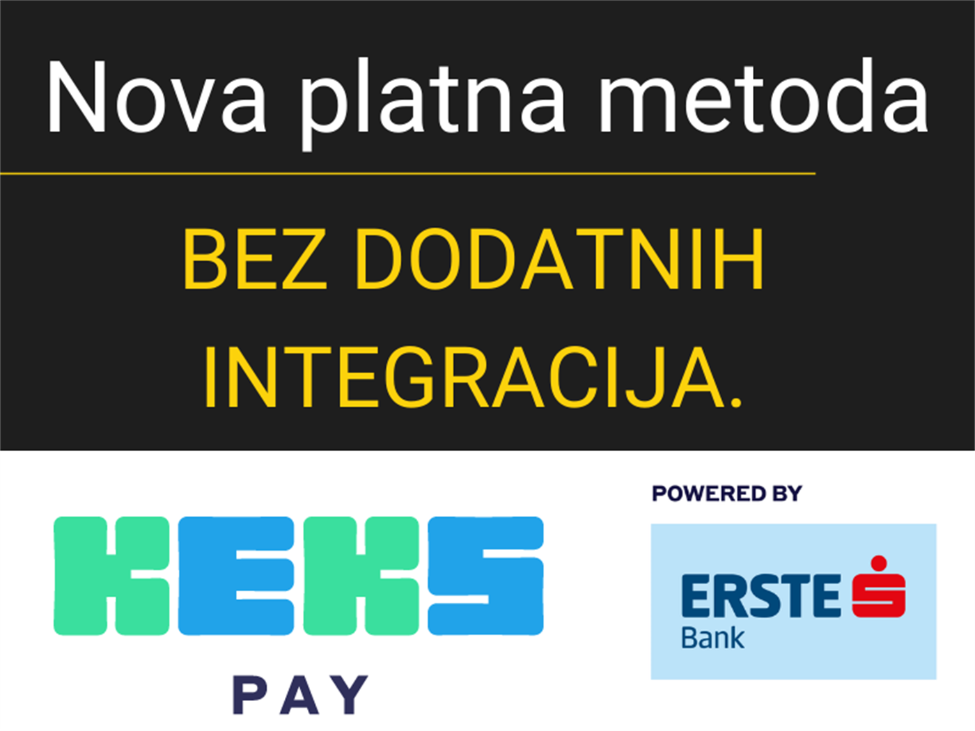 KEKS Pay platna metoda u WSPay-u